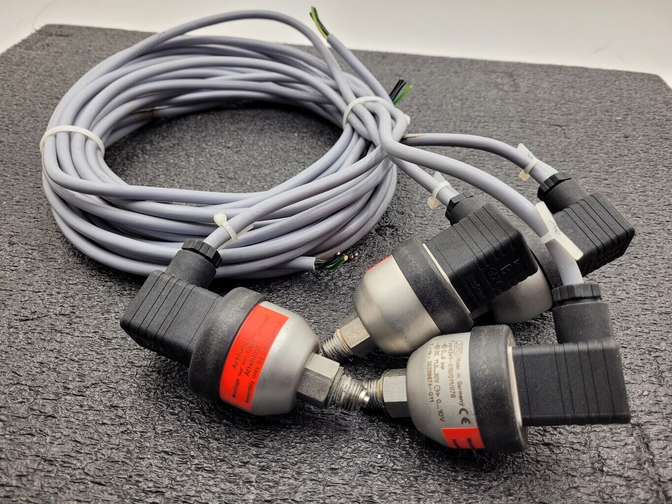 Lot of 4x Jumo 4341-010/011/076 Pressure Transmitter 0-6 bar 0-87 PSI Range