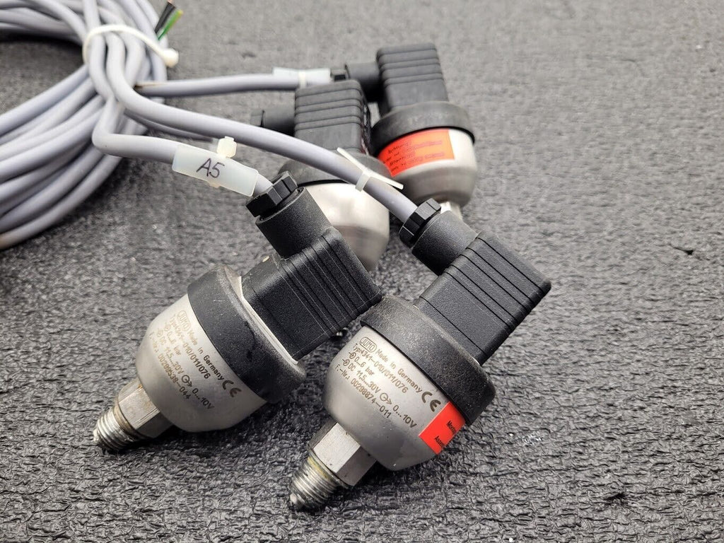 Lot of 4x Jumo 4341-010/011/076 Pressure Transmitter 0-6 bar 0-87 PSI Range