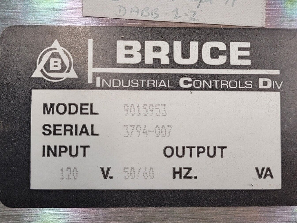 Bruce BTU International 9015953 Rev 1 WASA 8107 Gas Control V-CVD Module Unit B
