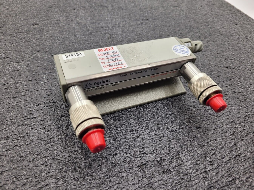 Agilent 8496A Option 001 DC-4GHz 121dB manual Step Attenuator Parts/Repair