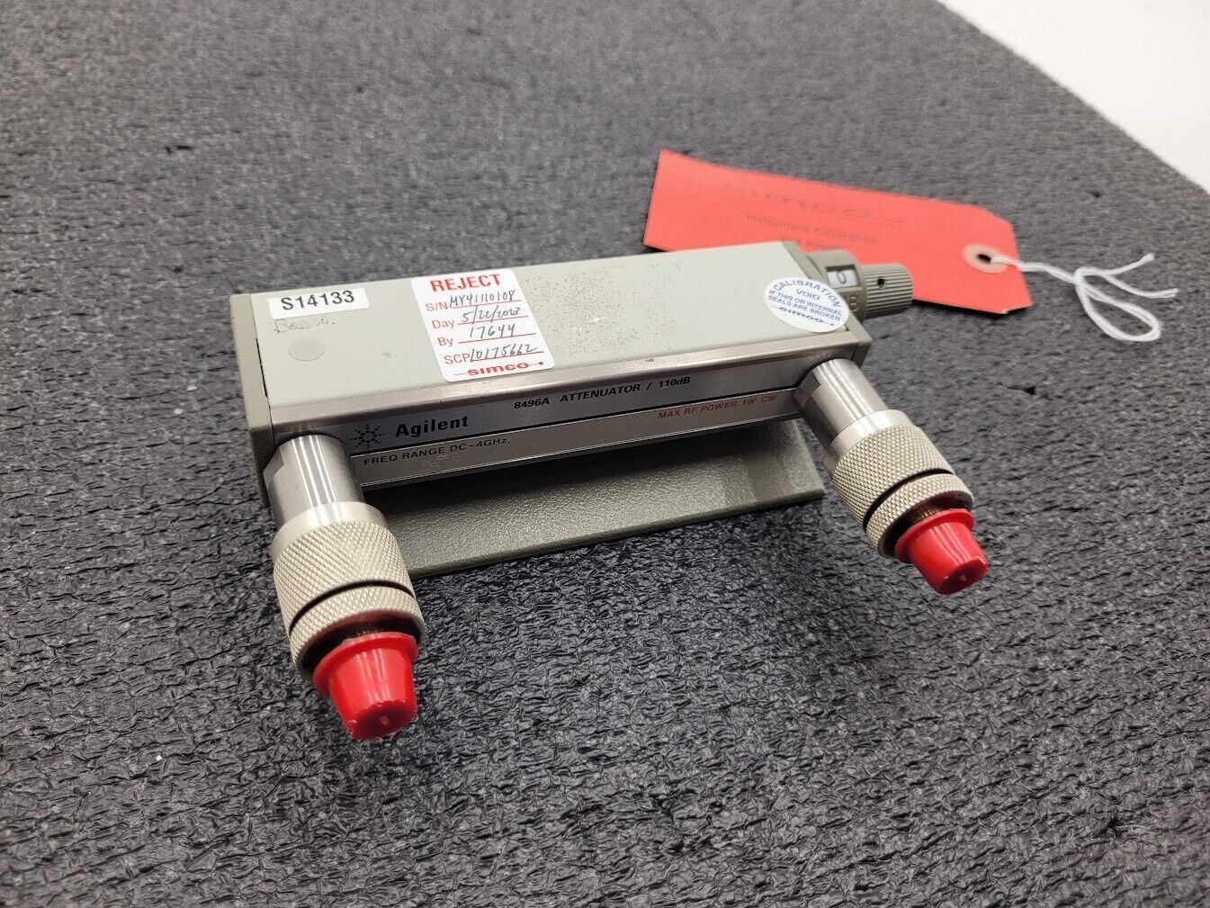 Agilent 8496A Option 001 DC-4GHz 121dB manual Step Attenuator Parts/Repair