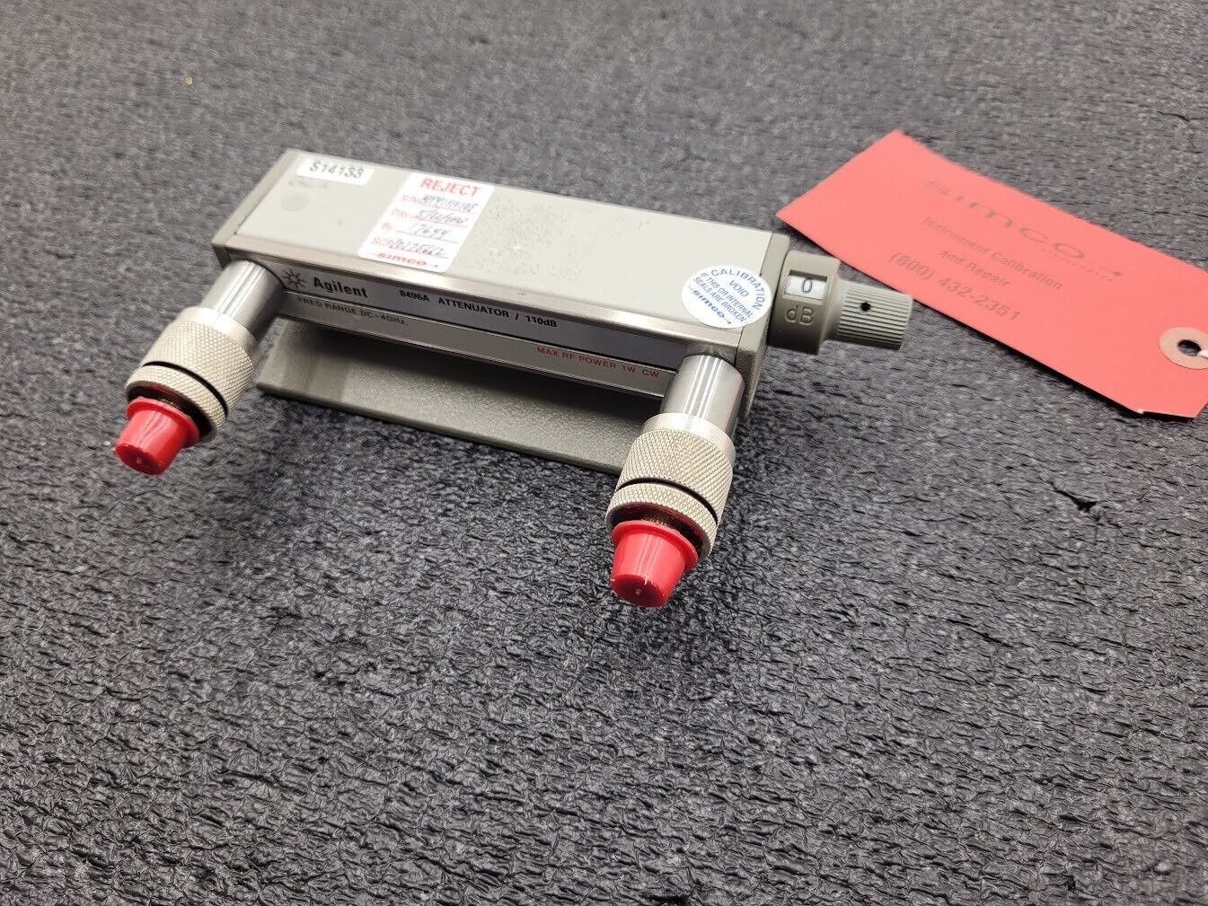 Agilent 8496A Option 001 DC-4GHz 121dB manual Step Attenuator Parts/Repair
