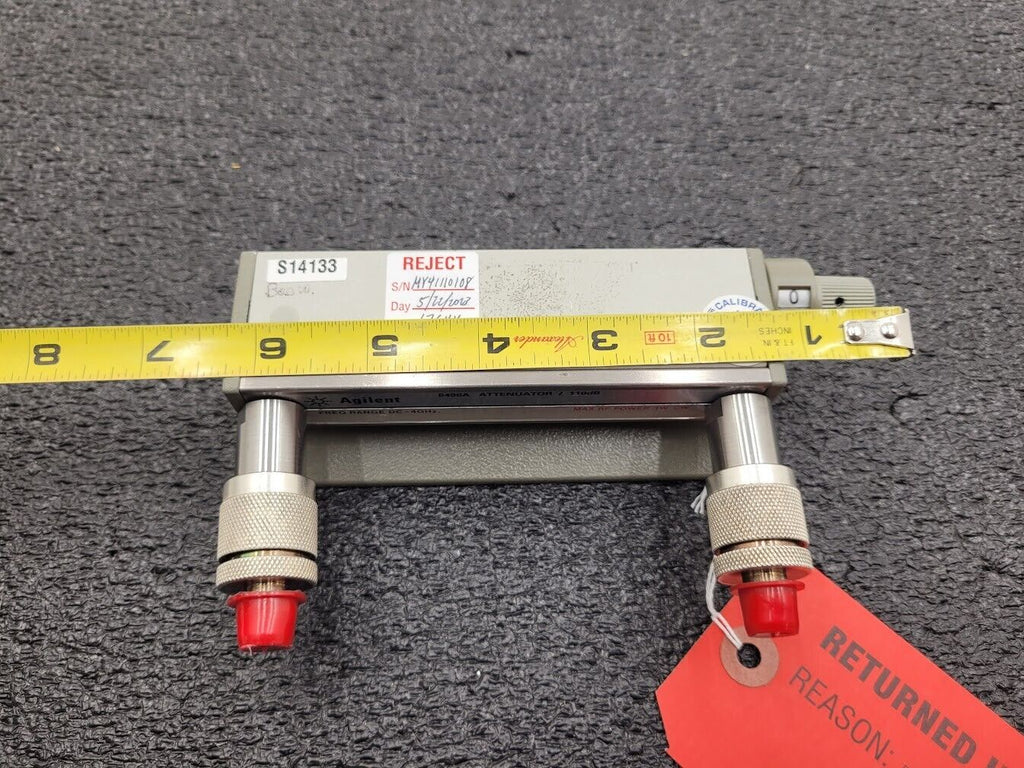 Agilent 8496A Option 001 DC-4GHz 121dB manual Step Attenuator Parts/Repair