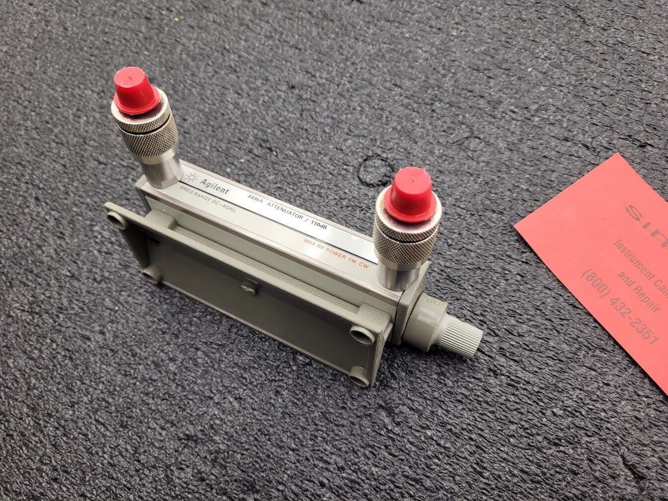 Agilent 8496A Option 001 DC-4GHz 121dB manual Step Attenuator Parts/Repair