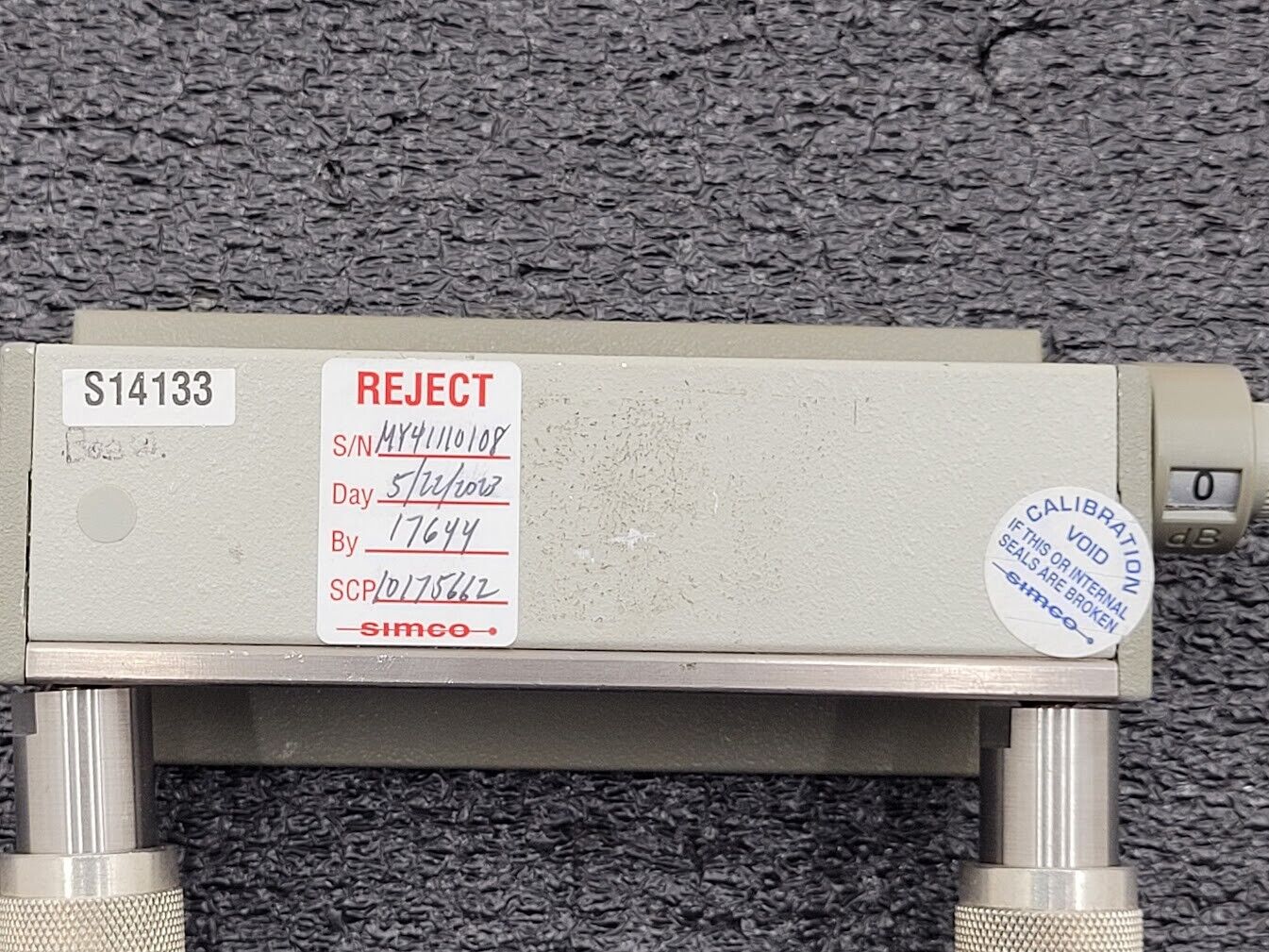 Agilent 8496A Option 001 DC-4GHz 121dB manual Step Attenuator Parts/Repair