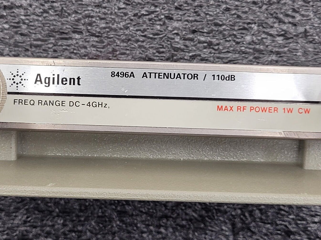 Agilent 8496A Option 001 DC-4GHz 121dB manual Step Attenuator Parts/Repair