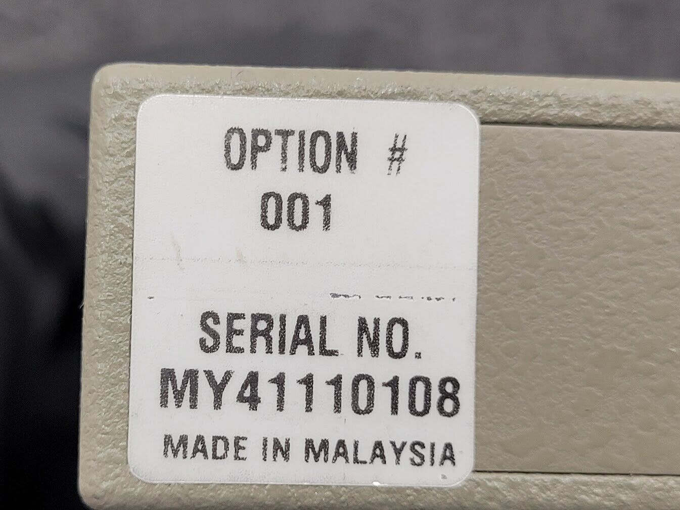 Agilent 8496A Option 001 DC-4GHz 121dB manual Step Attenuator Parts/Repair