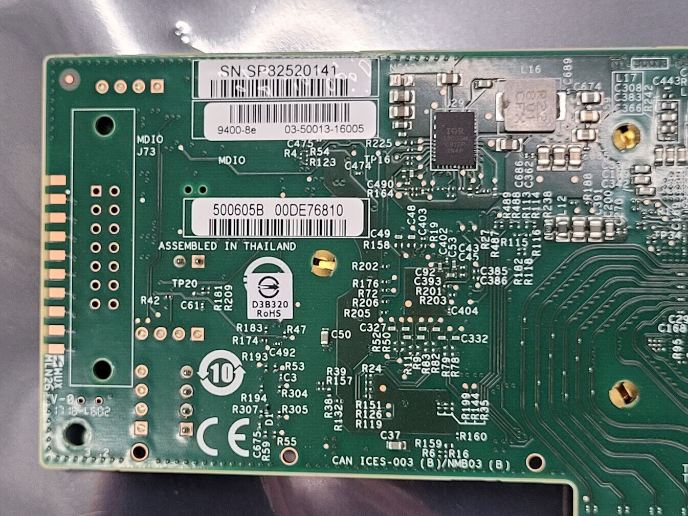 Intel 9400-8e SATA 6Gb/s / SAS 12Gb/s PCIe 8-Port SAS Tri-Mode HBA Broadcom