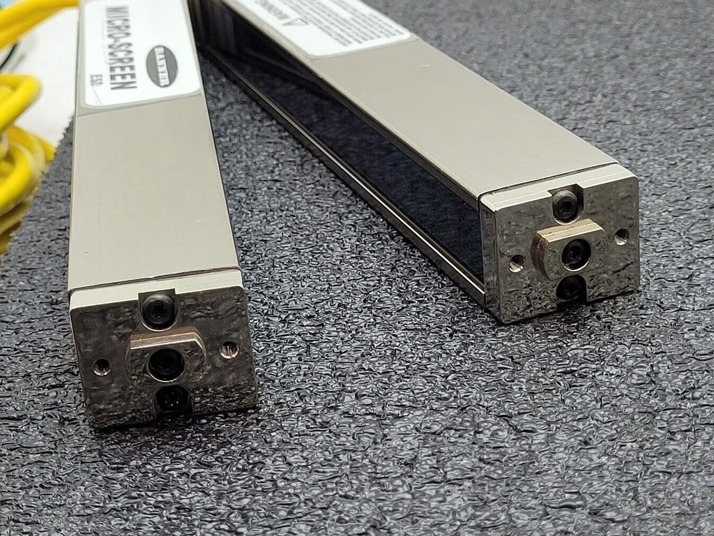 Banner USE824NP2 & USR824NP2 MICRO-SCREEN 9.4" Light Curtain Screen Set Tested