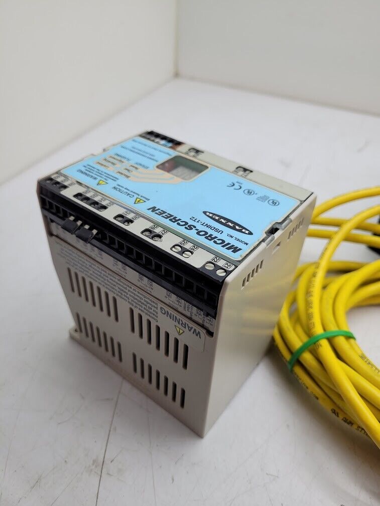 Banner USE824NP2 & USR824NP2 MICRO-SCREEN 9.4" Light Curtain Screen Set Tested