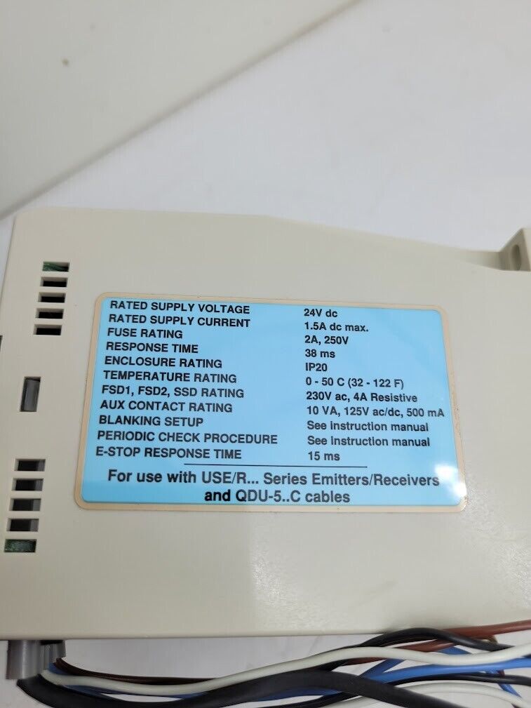 Banner USE824NP2 & USR824NP2 MICRO-SCREEN 9.4" Light Curtain Screen Set Tested