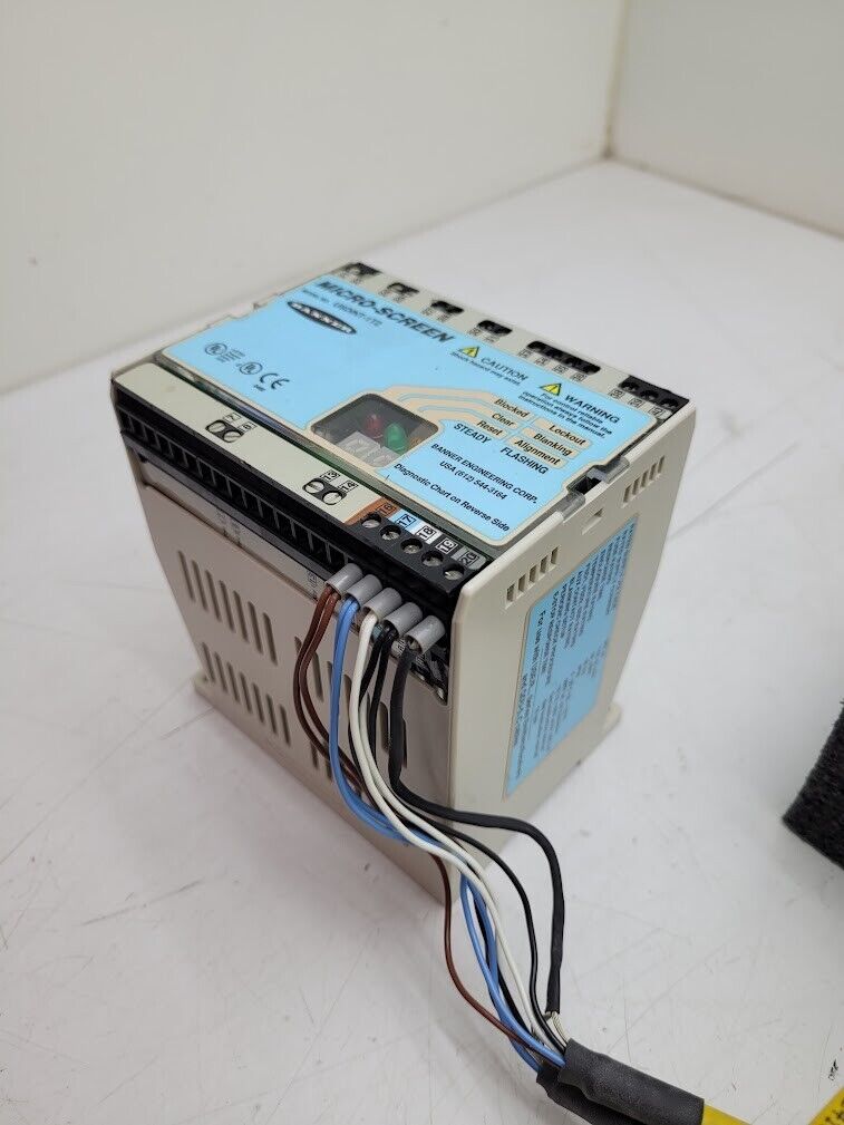 Banner USE824NP2 & USR824NP2 MICRO-SCREEN 9.4" Light Curtain Screen Set Tested