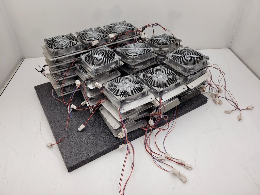 Lot of 46x Orix DC Brushless MDS1225-24M-F28 24VDC Fan 24VDC 0.34A 3000RPM