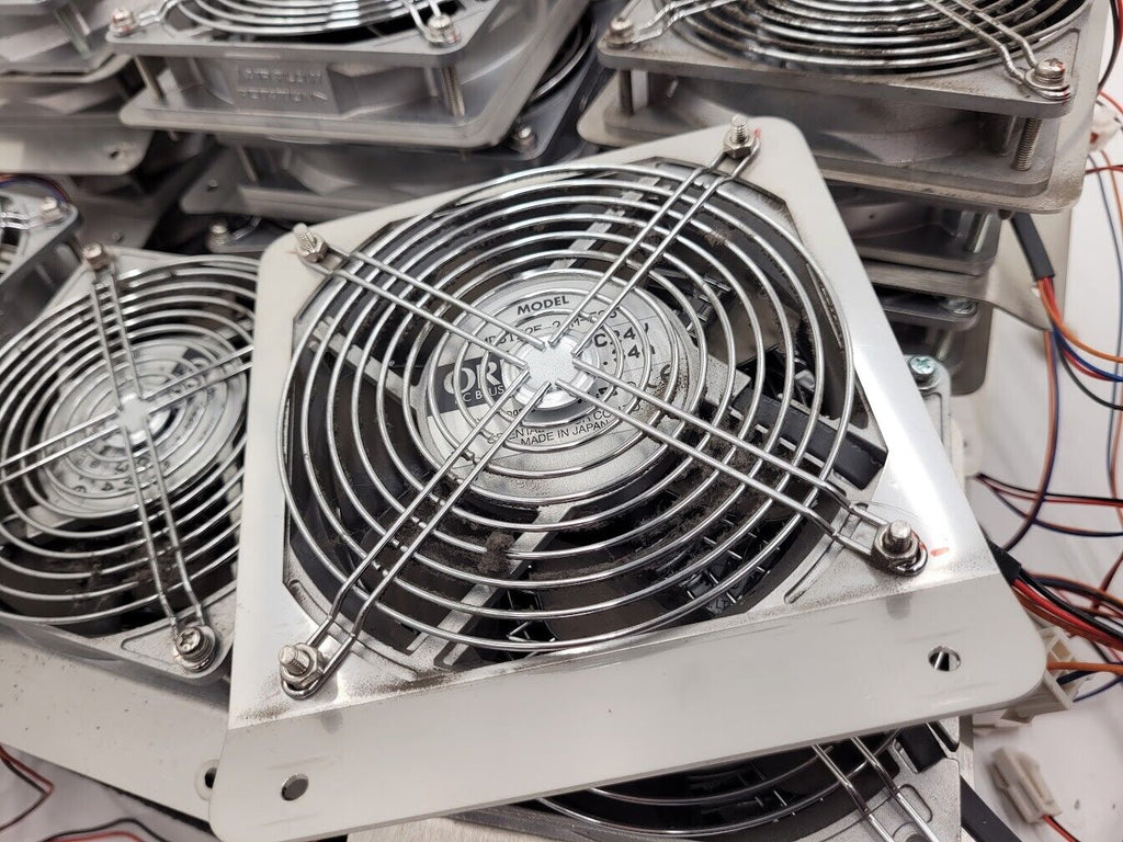 Lot of 46x Orix DC Brushless MDS1225-24M-F28 24VDC Fan 24VDC 0.34A 3000RPM