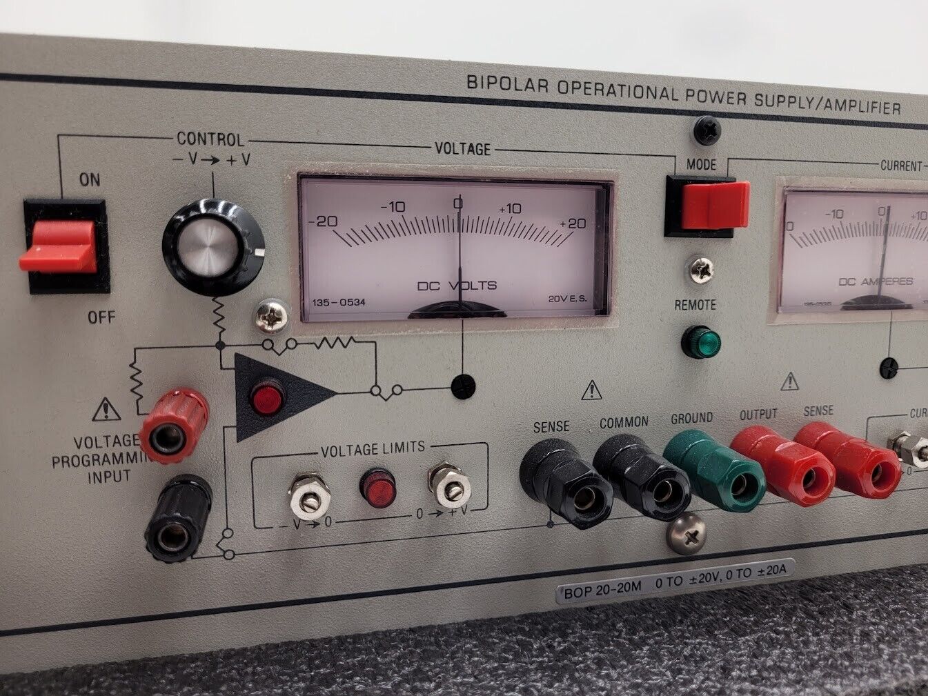 Kepco BOP 20-20M Full 4-Quadrant Bipolar Power Supply Operational Amp +/-20V 20A