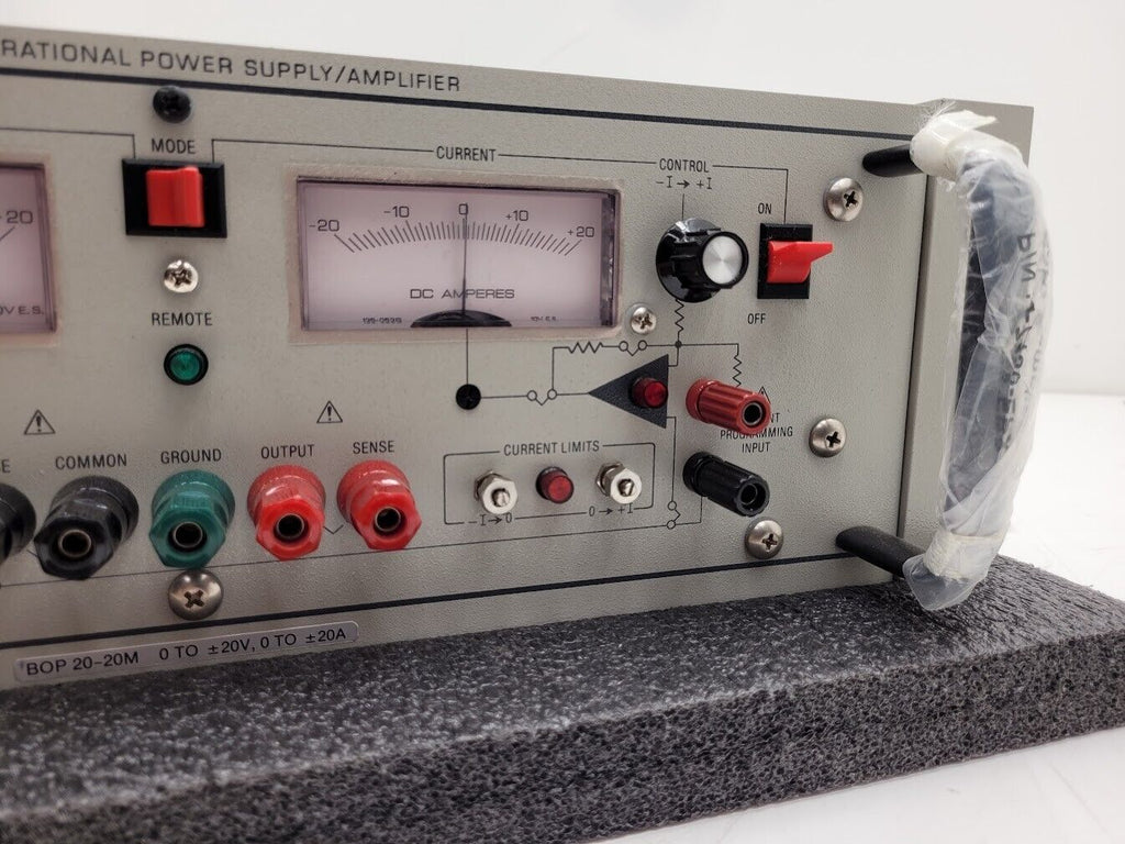 Kepco BOP 20-20M Full 4-Quadrant Bipolar Power Supply Operational Amp +/-20V 20A