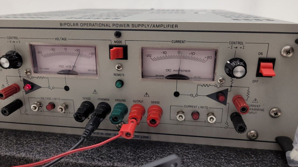 Kepco BOP 20-20M Full 4-Quadrant Bipolar Power Supply Operational Amp +/-20V 20A