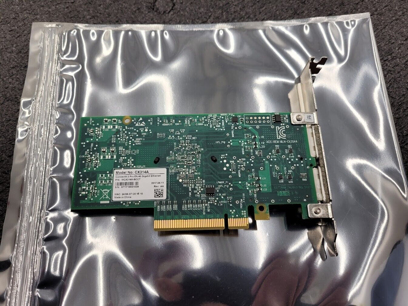 Mellanox CX314A MCX314A-BCCT ConnectX-3 Pro 40GbE Dual-Port QSFP