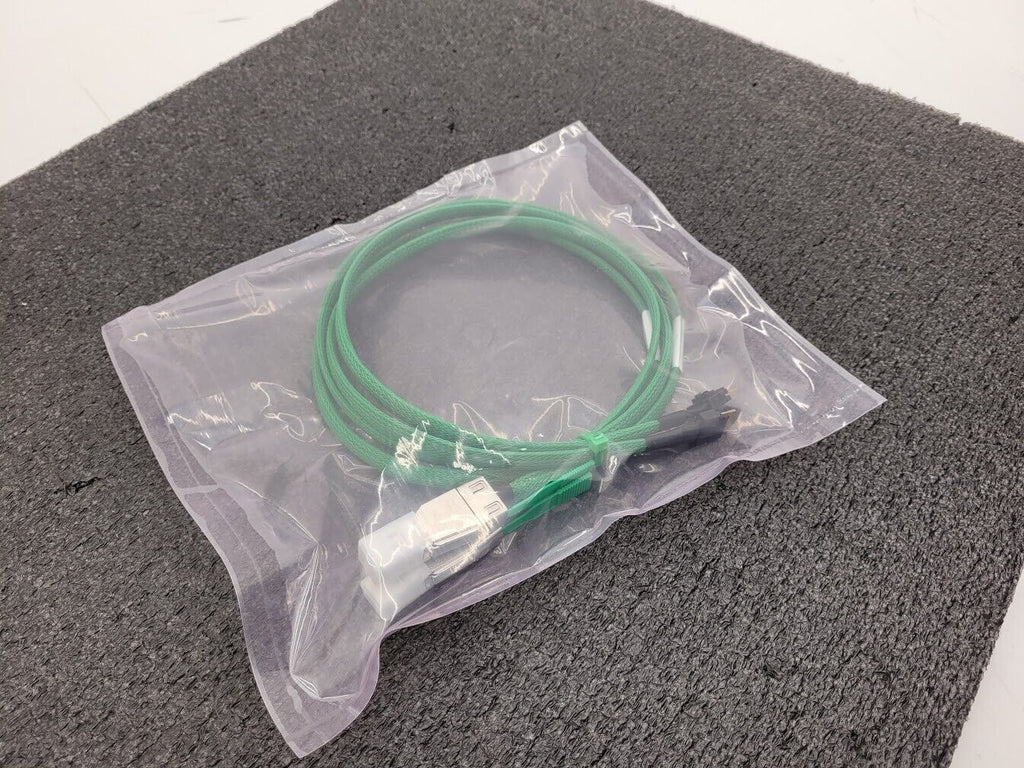 Lot of 2x SFF-8644 Mini SAS HD to Slimline x4 SFF-8654 4i Straight 38 Pin Cable
