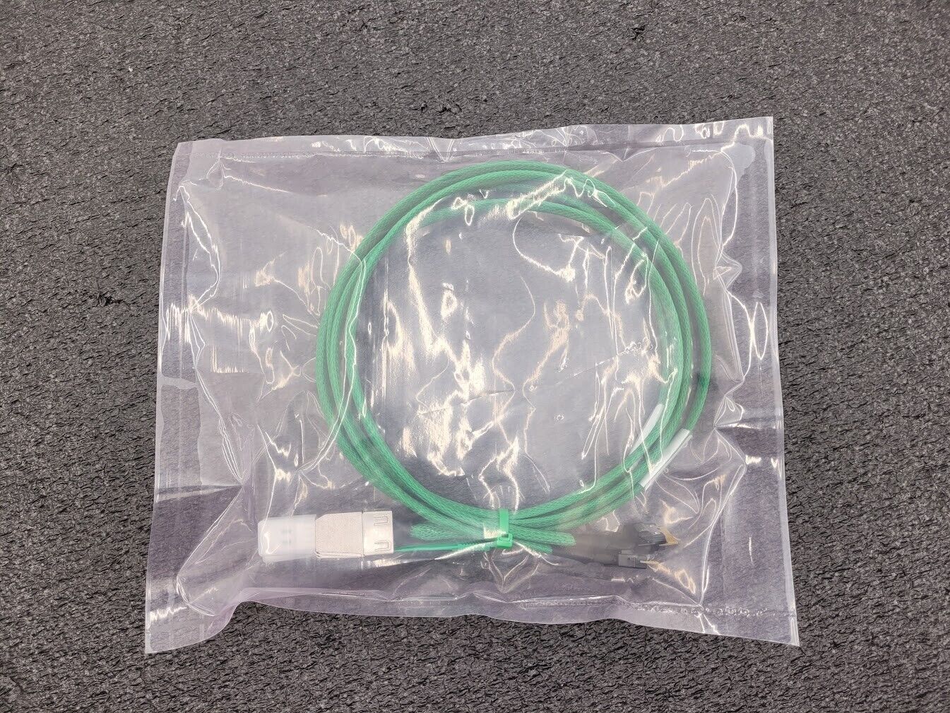Lot of 2x SFF-8644 Mini SAS HD to Slimline x4 SFF-8654 4i Straight 38 Pin Cable
