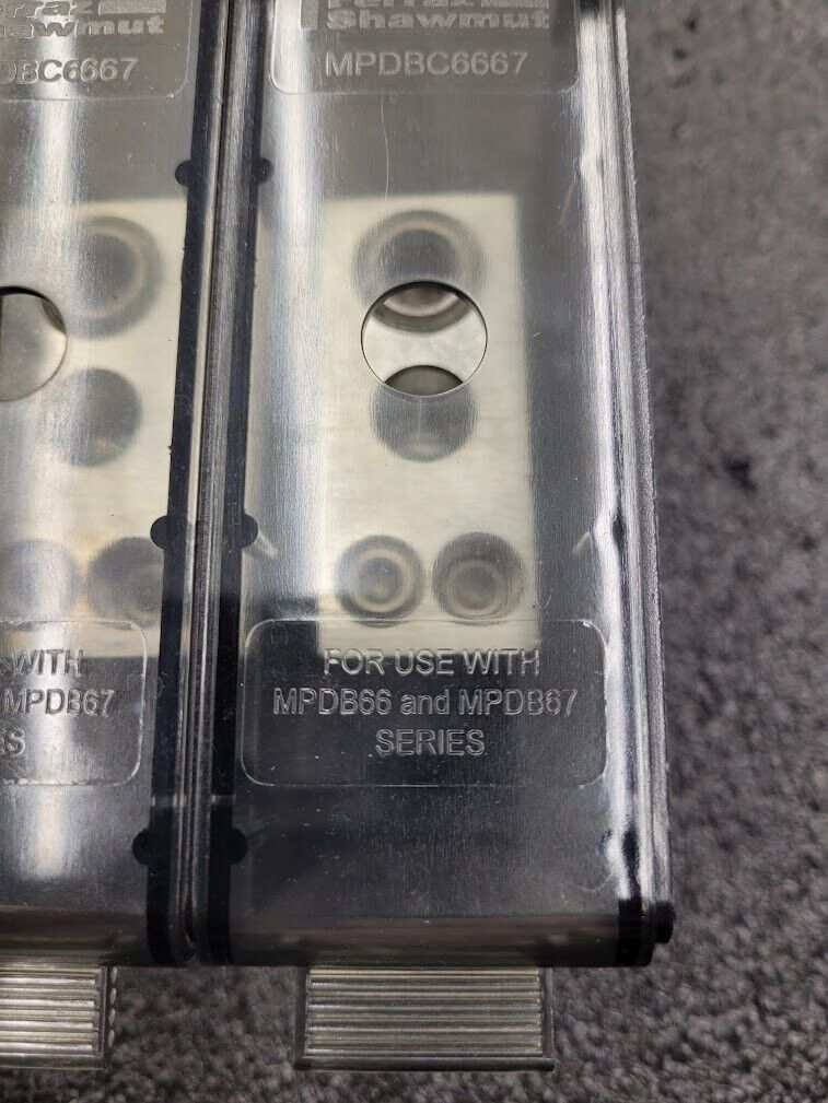 MPDB67013 3-pole 350-6 in (2) 2/0-6, (2) 8-14 out 1000V 3-Phase 250A AL 310A