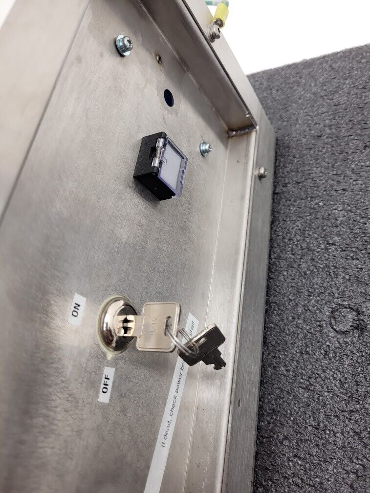 3x Custom Idec EMO Keyed Switch Power Panel On-Off System Panels