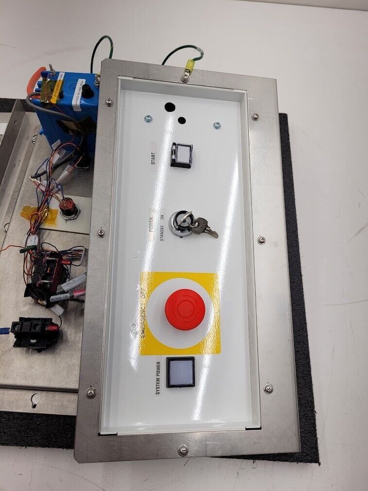 3x Custom Idec EMO Keyed Switch Power Panel On-Off System Panels