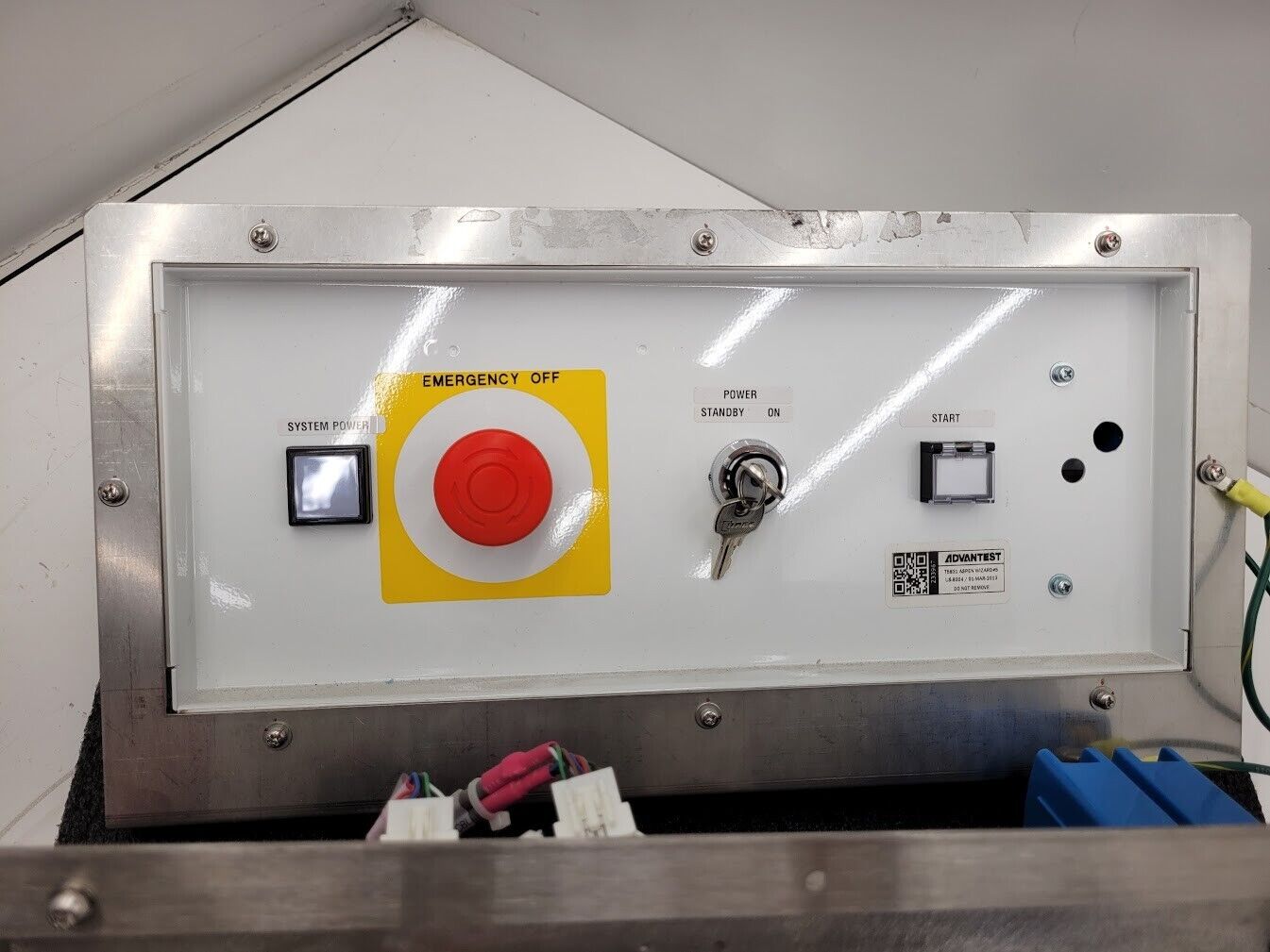 3x Custom Idec EMO Keyed Switch Power Panel On-Off System Panels