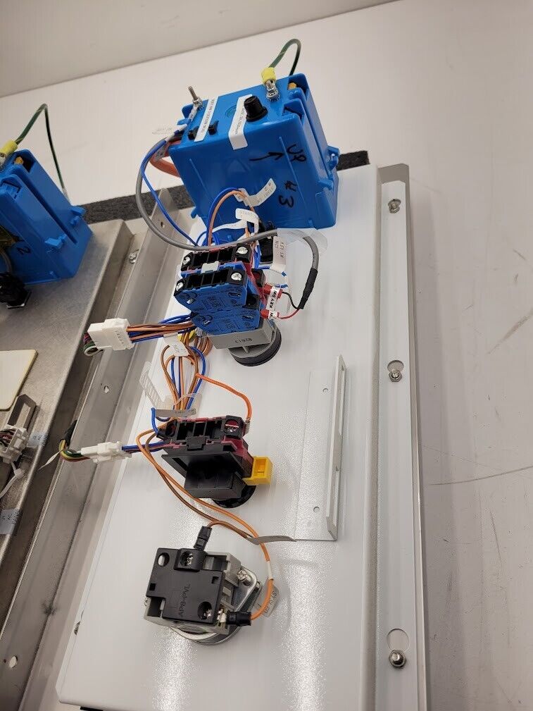 3x Custom Idec EMO Keyed Switch Power Panel On-Off System Panels