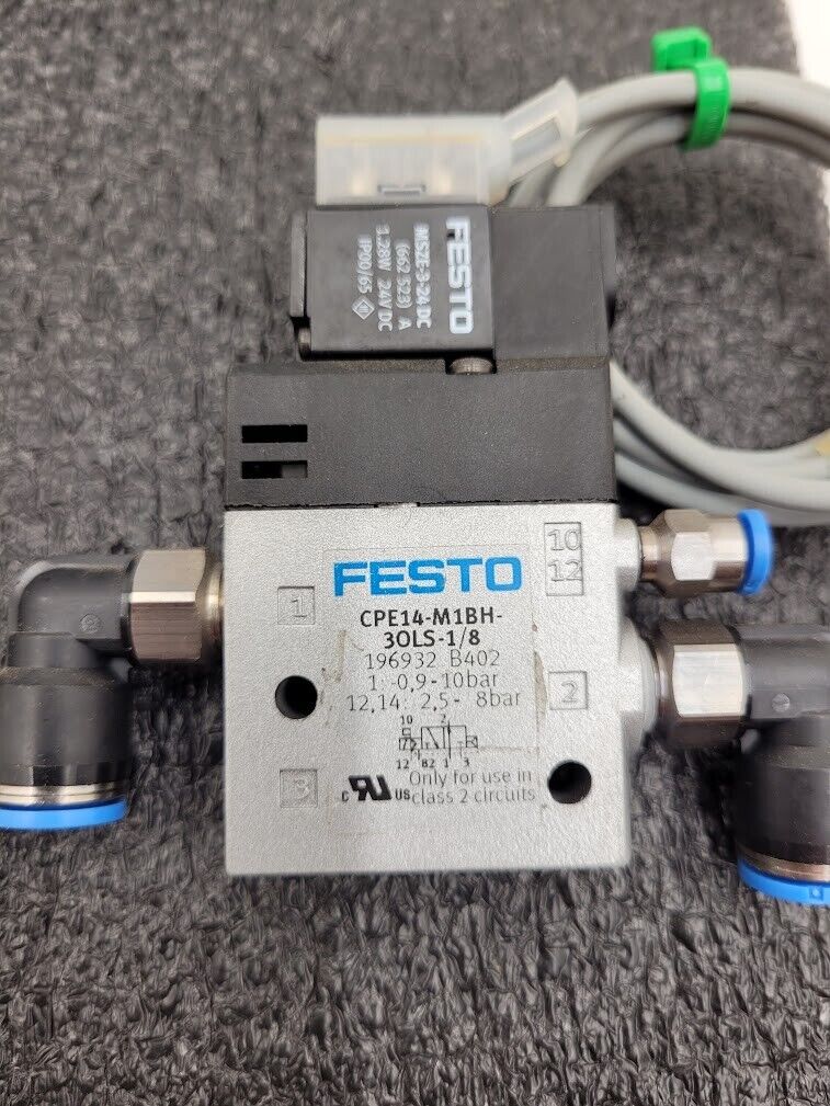 Lot 8 of Festo Electro Pneumatic Solenoid Valve Manifold Robot Control 24VDC