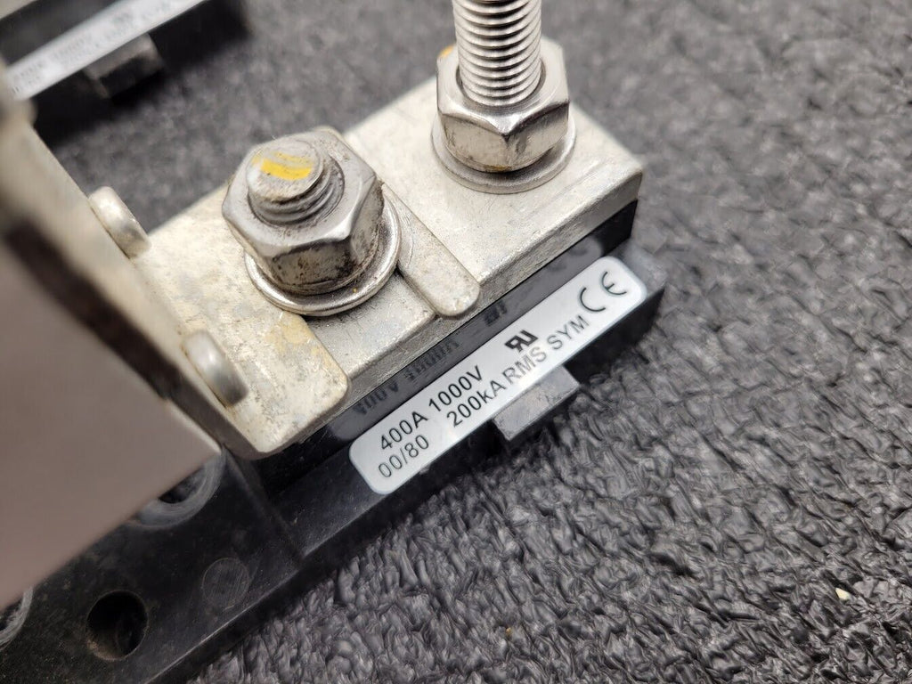 3x Bussmann 170M4833 High Speed Square Body Fuse + Holder 200A 1000VAC 170H1007