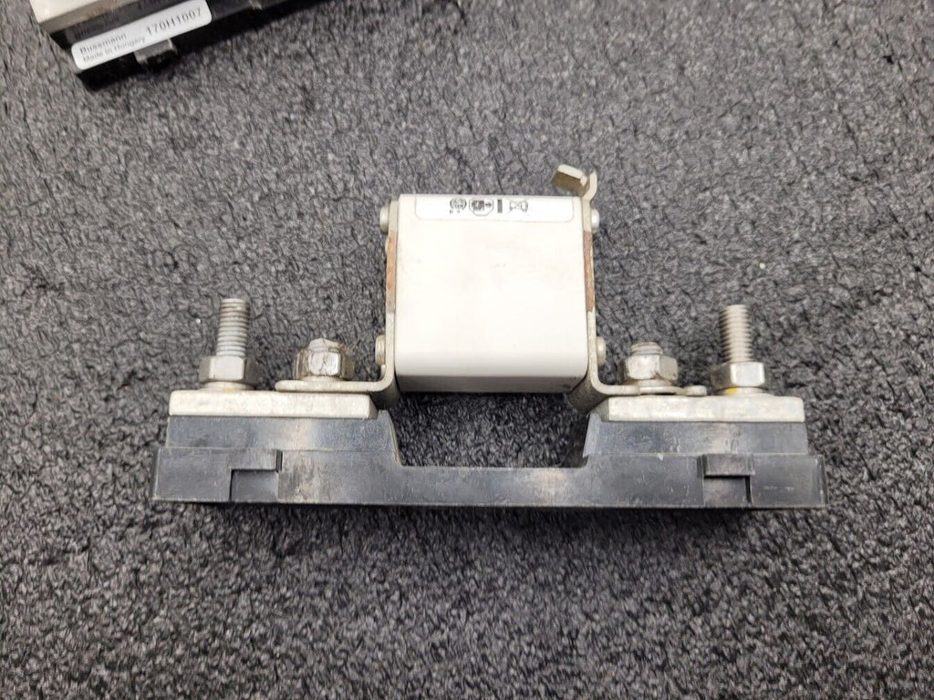 3x Bussmann 170M4833 High Speed Square Body Fuse + Holder 200A 1000VAC 170H1007