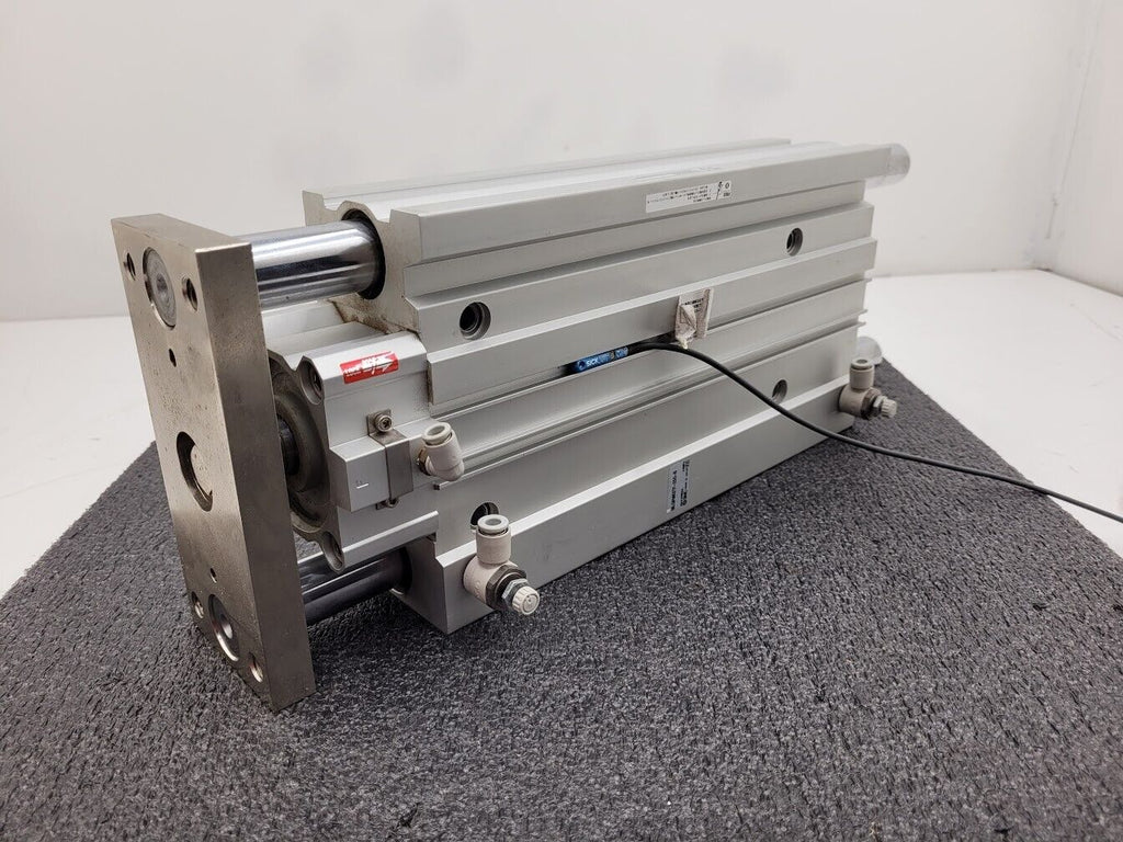 SMC MLGPM63TF-250-B Dual Guide Rod Pneumatic Slide Cylinder 250mm Travel