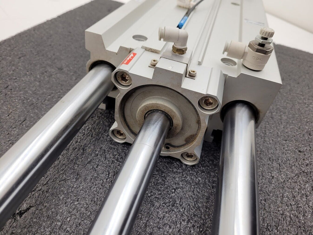 SMC MLGPM63TF-250-B Dual Guide Rod Pneumatic Slide Cylinder 250mm Travel