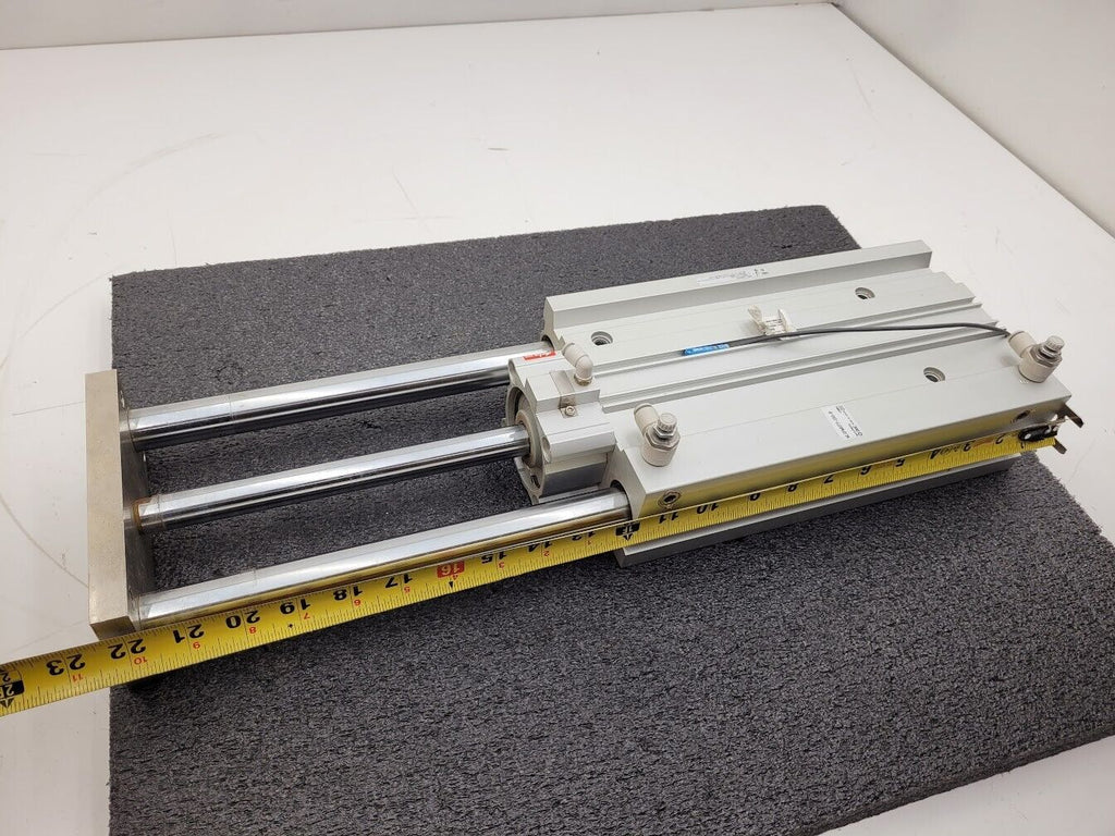 SMC MLGPM63TF-250-B Dual Guide Rod Pneumatic Slide Cylinder 250mm Travel