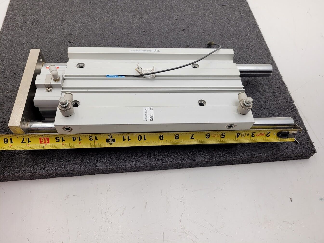 SMC MLGPM63TF-250-B Dual Guide Rod Pneumatic Slide Cylinder 250mm Travel