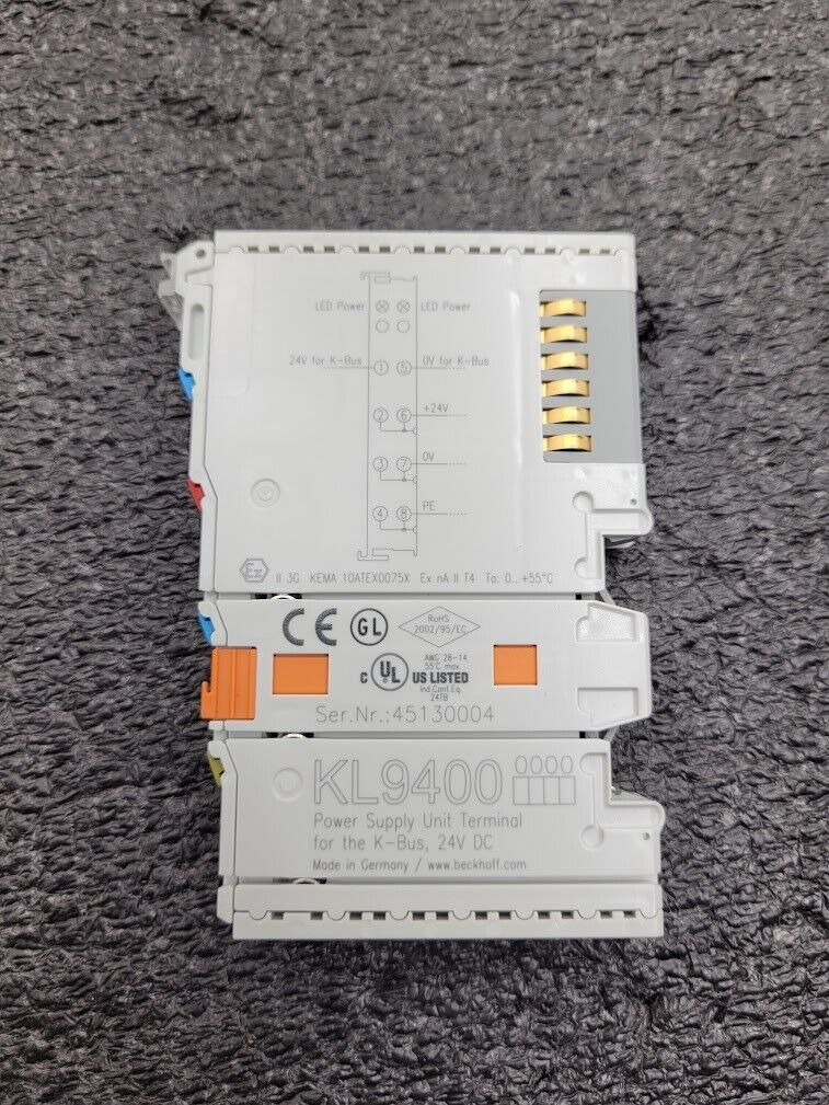 Beckhoff KL9400 Power Supply Unit Terminal For The K-bus 24VDC
