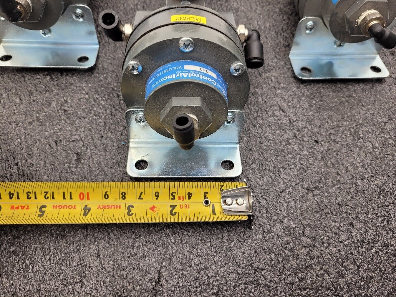 Lot of 4x ControlAir Type 600 Volume Booster 1:1 Ratio 250psi 1/4" NPT Ports