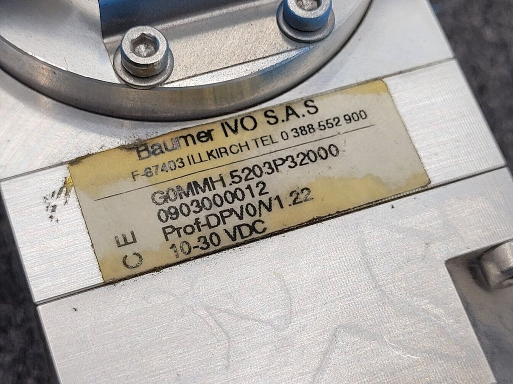 Baumer Rotary Hollow Shaft Absolute Encoder Profibus 8192 PPR 14mm hole 10-30VDC