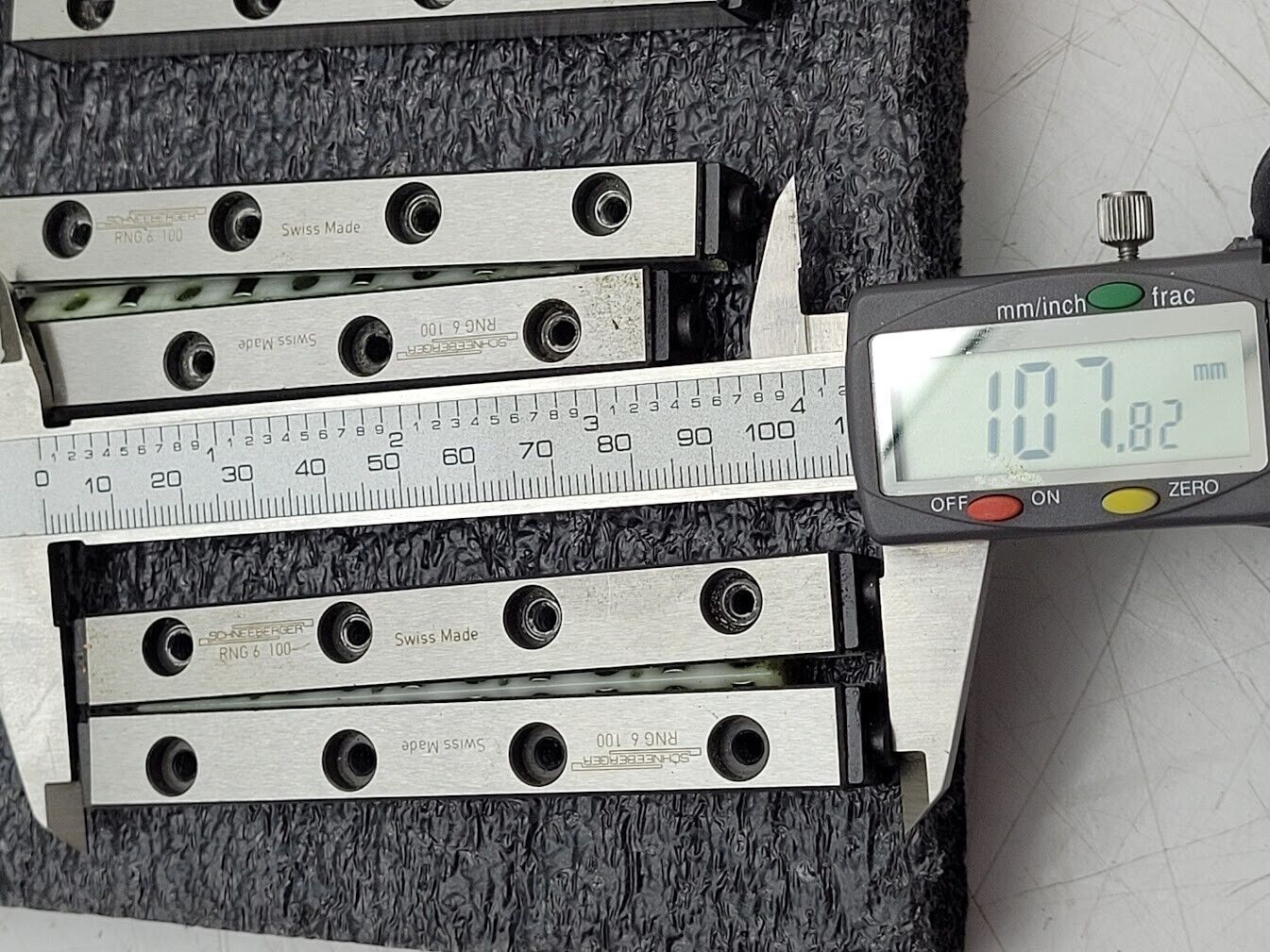 8x Schneeberger RNG 6 100 Linear Bearings Stage Guide Cross Roller Guideway