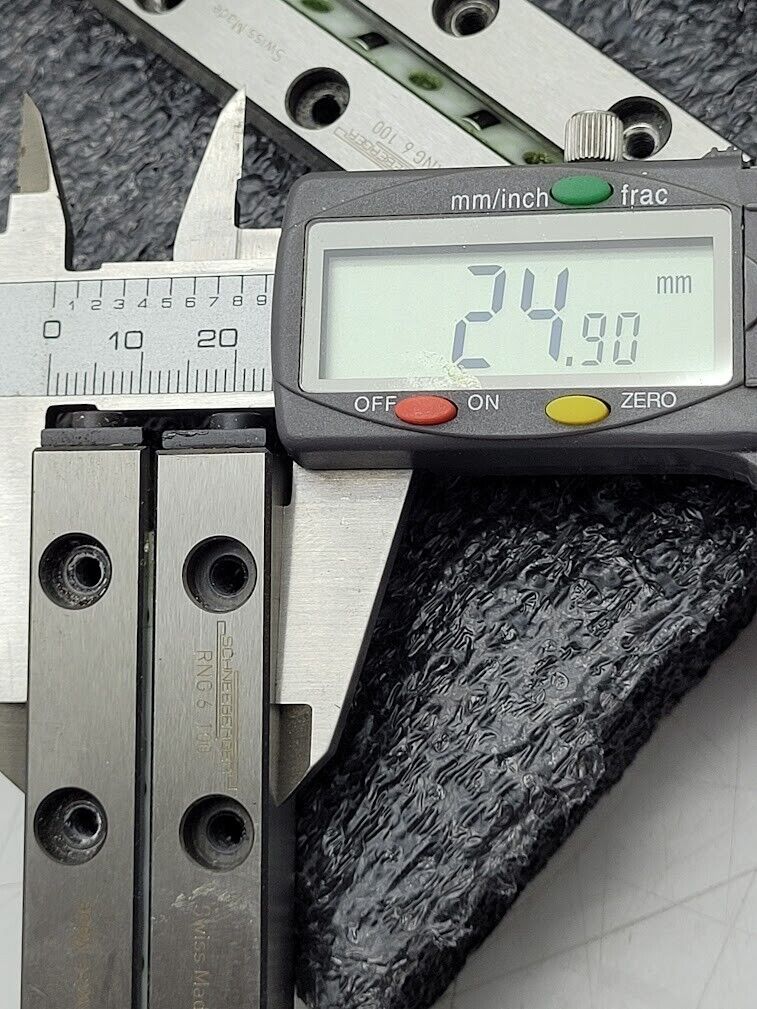 8x Schneeberger RNG 6 100 Linear Bearings Stage Guide Cross Roller Guideway