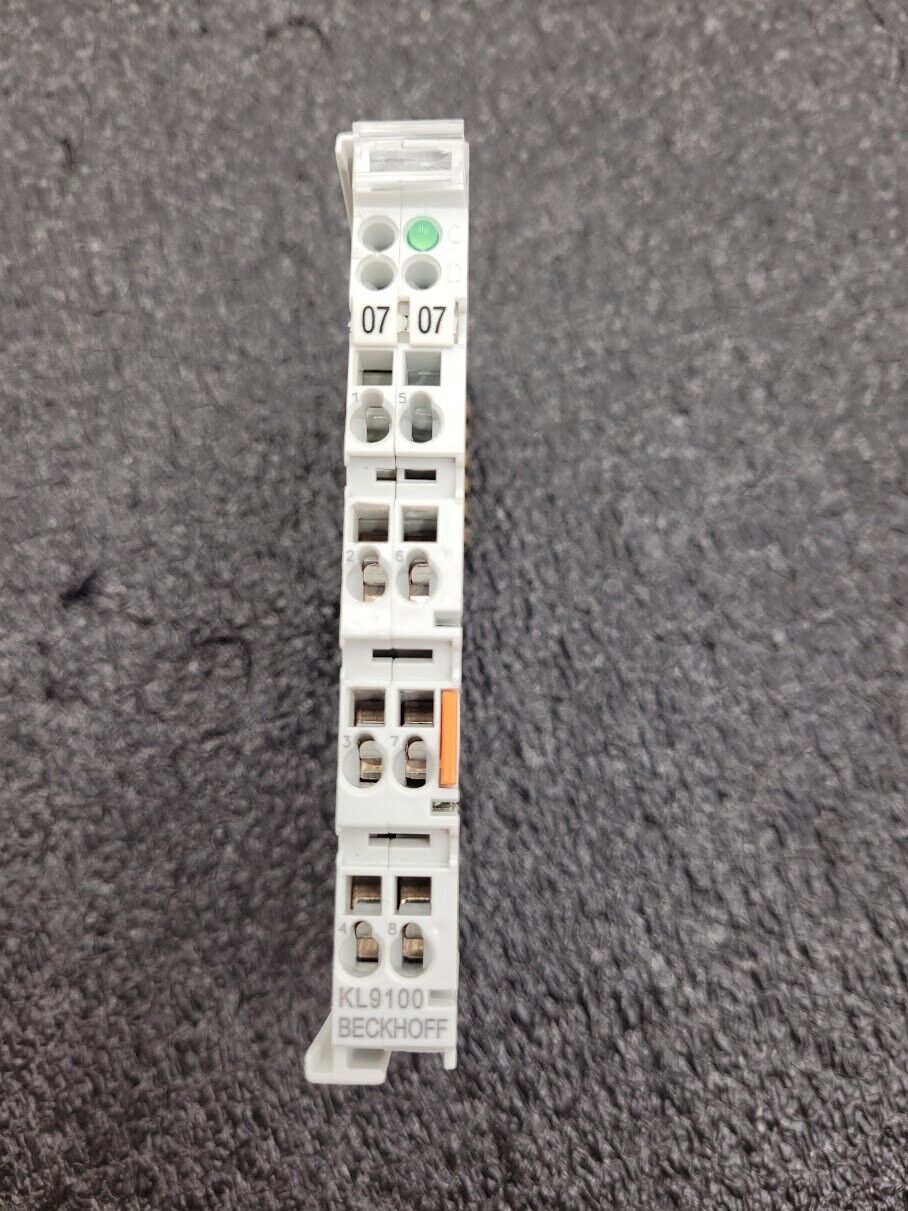 Beckhoff KL9100 Voltage Supply Terminal 24VDC 10A