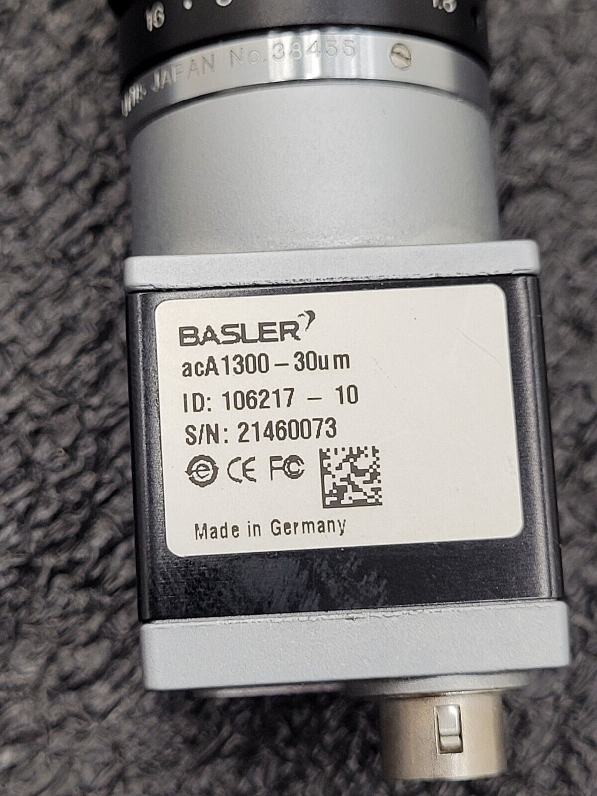 Basler Ace acA1300-30um Area Scan Camera Sony ICX445 CMOS Mono 1.3 MP 30FPS