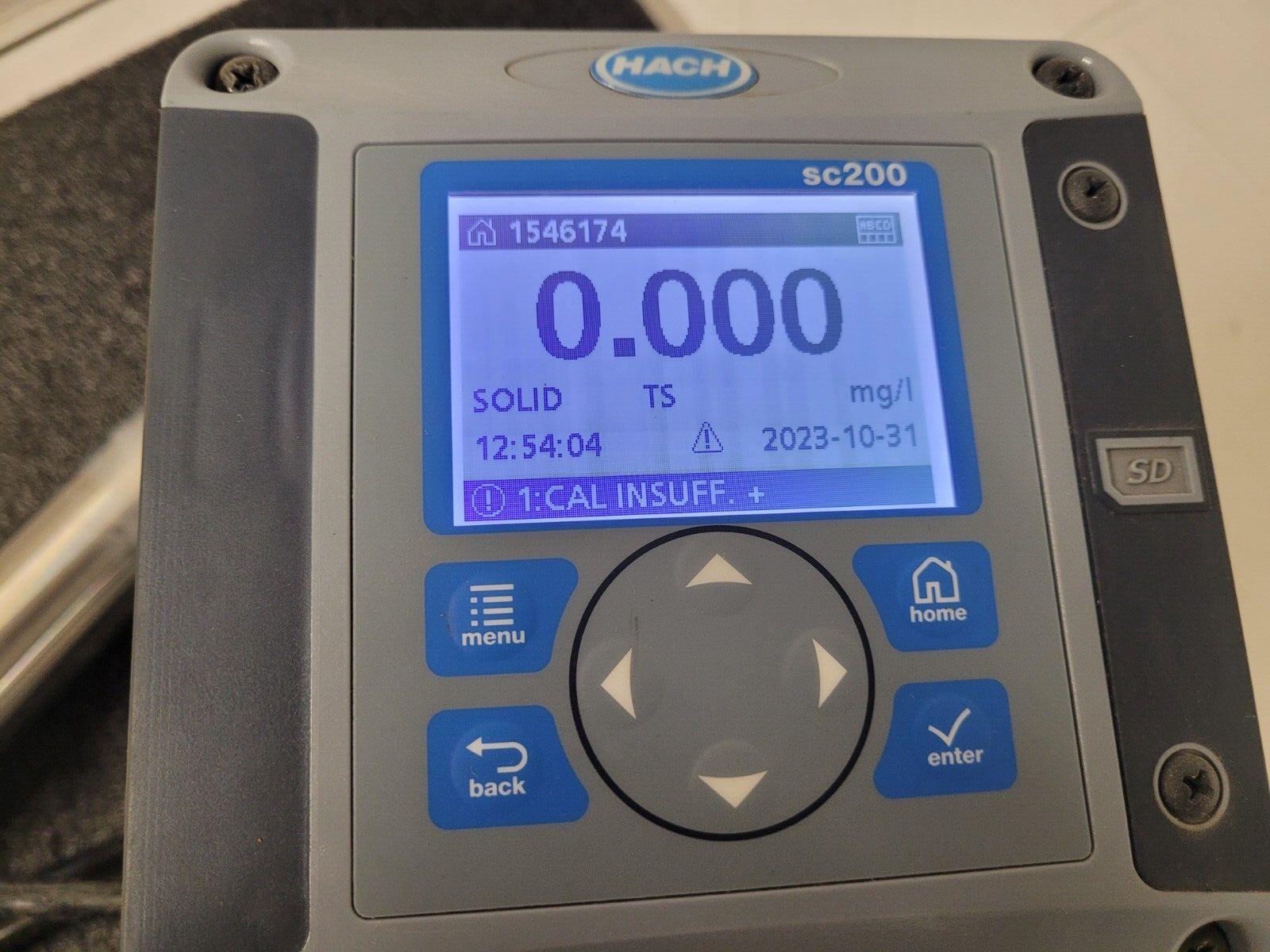 Hach LXG325 TSS HT sc Suspended Solids Inline Sensor High Temp Tested Working E