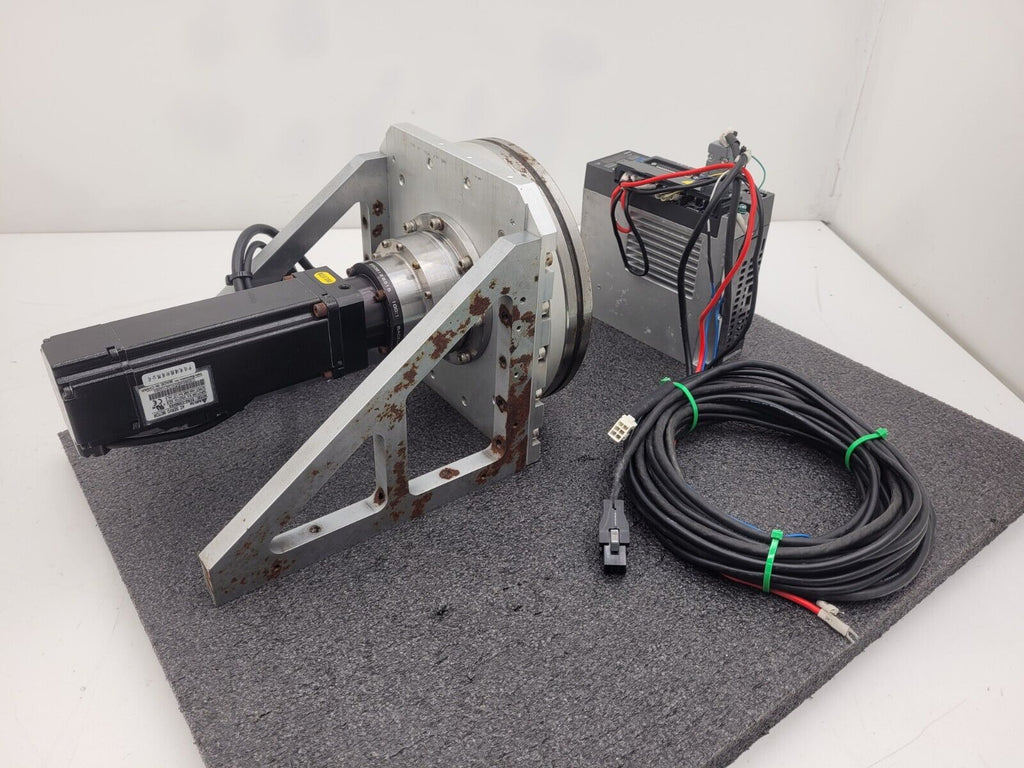 Delta ECMA-C20604RS Servo ASD-B2-0421-B 400W Drive Apex AD090-P1 100:1 Ratio