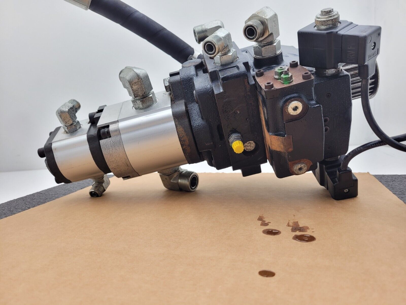 Poclain Hydraulics B47581S 3x Hydraulic Pump Stack CCW Rotation B