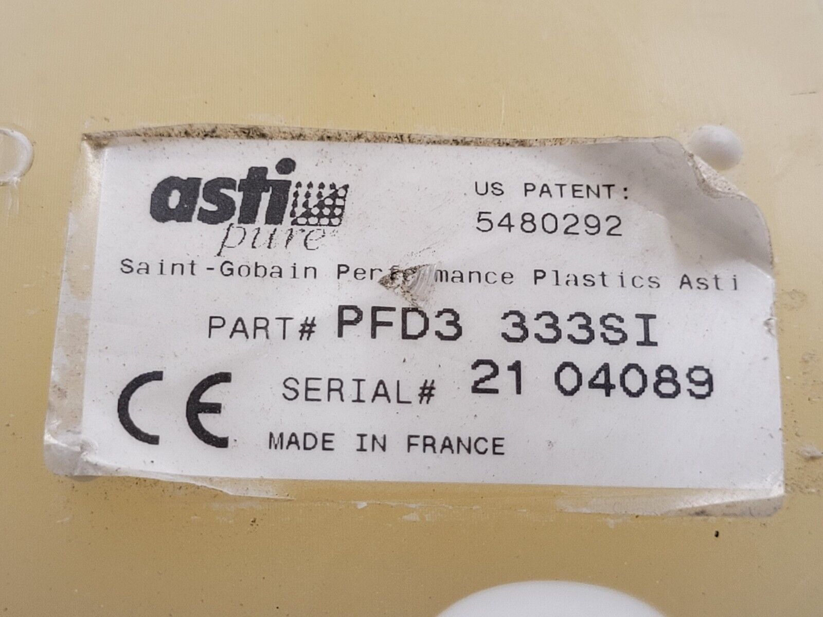 ASTI PFD3-333SI High Purity Controlled Flow Teflon Diaphragm Pump