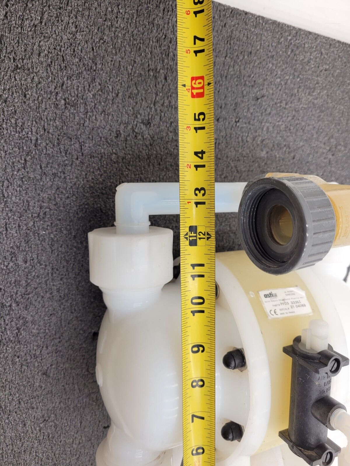 ASTI PFD3-333SI High Purity Controlled Flow Teflon Diaphragm Pump