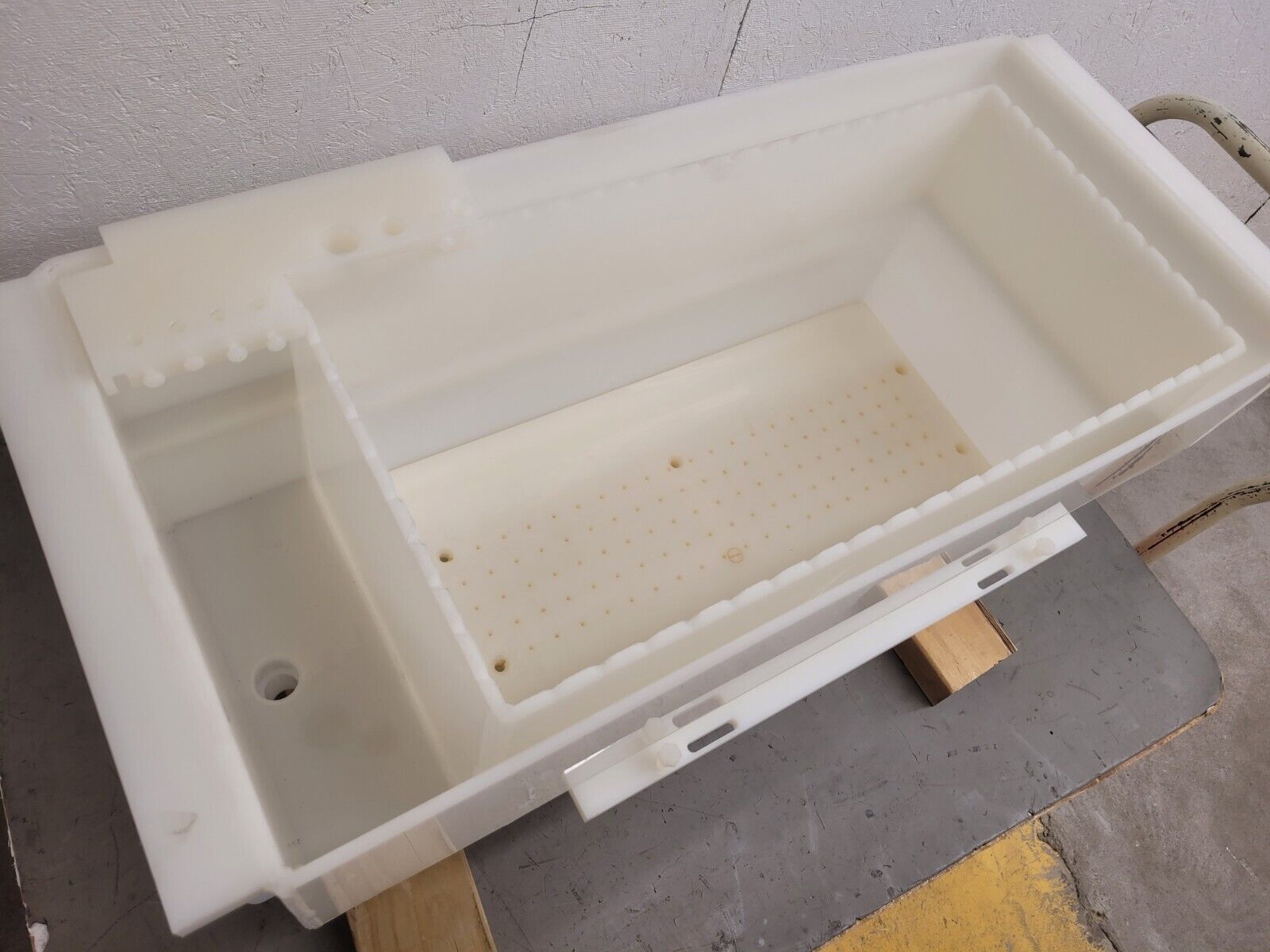 PTFE High Purity Liquid Bath Acid Rinse Tank  10"x10"x21" Tank Inside Unit C