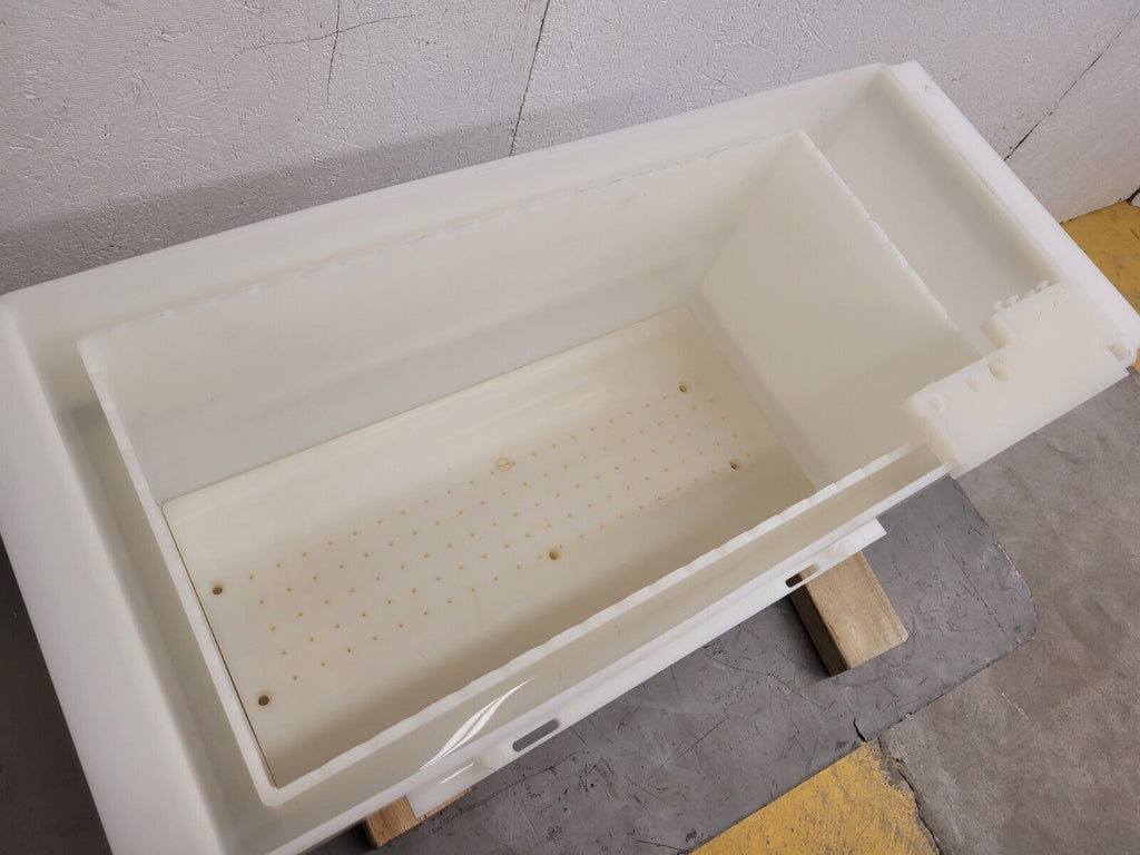PTFE High Purity Liquid Bath Acid Rinse Tank  10"x10"x21" Tank Inside Unit C